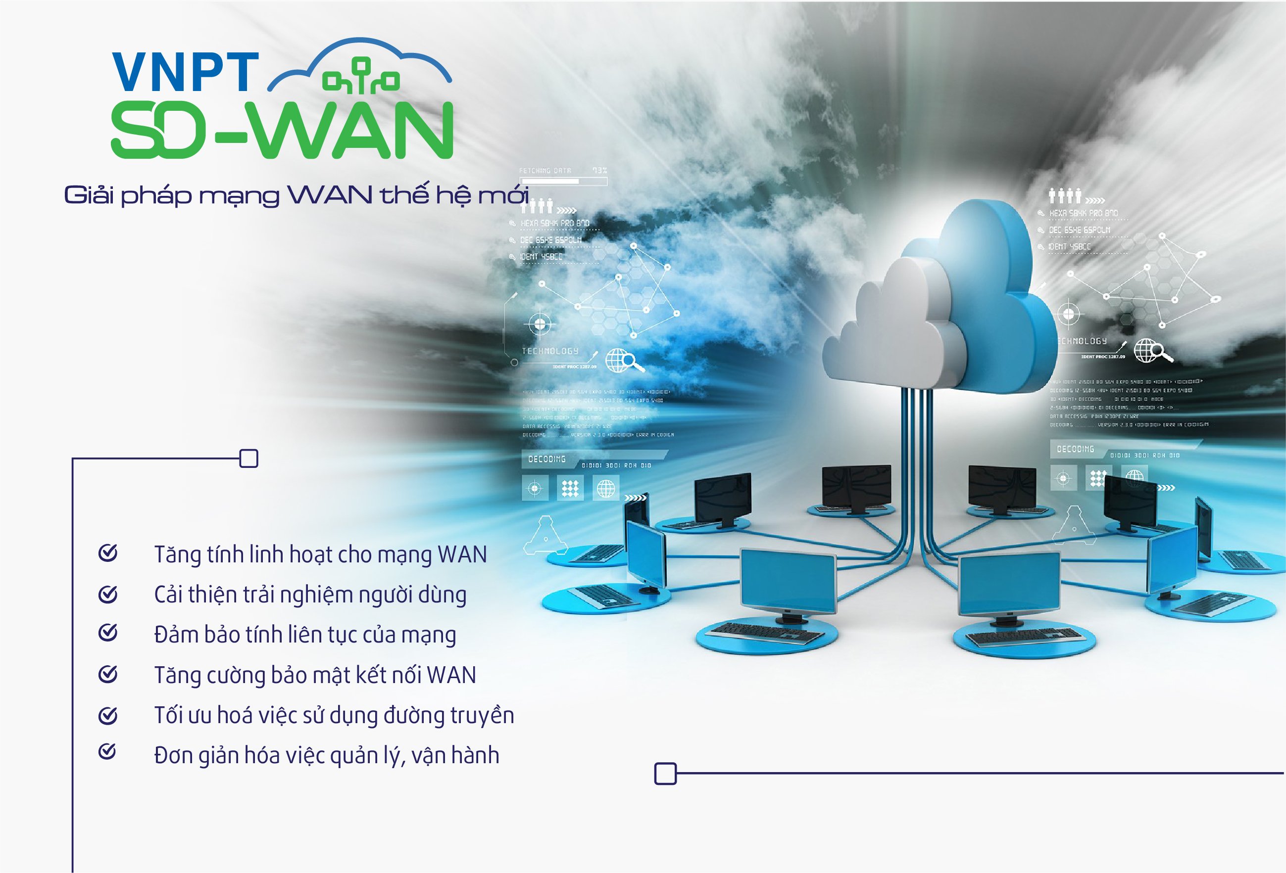 VNPT SD-WAN giải pháp nâng cao hiệu quả sử dụng các kênh truyền dẫn cho Doanh nghiệp
